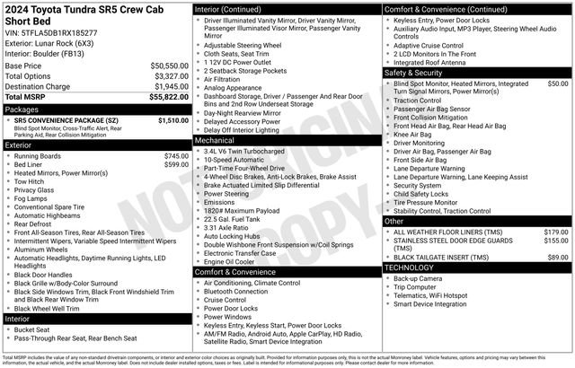 Used 2024 Toyota Tundra SR5 w/ SR5 Convenience Package image 27