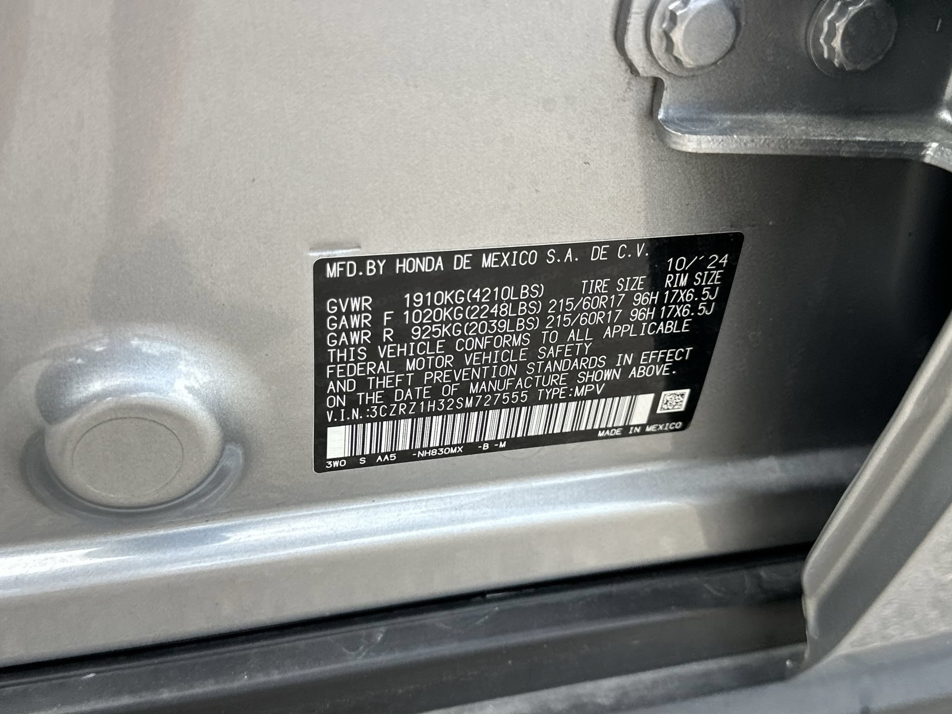 Used 2025 Honda HR-V LX image 31
