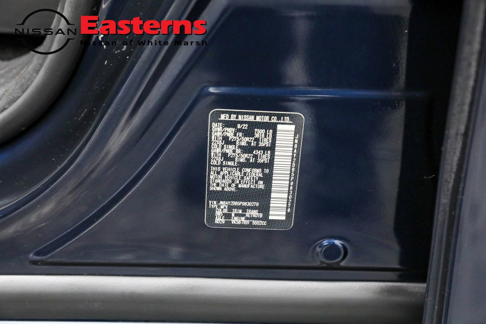 Used 2023 Nissan Armada Platinum w/ Captain's Chairs Package image 38