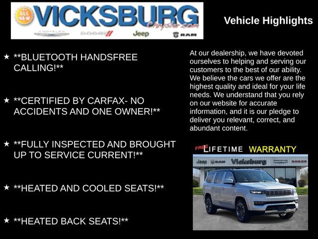 Used 2022 Jeep Grand Wagoneer Series III w/ Rear Seat Video Group 1 image 13