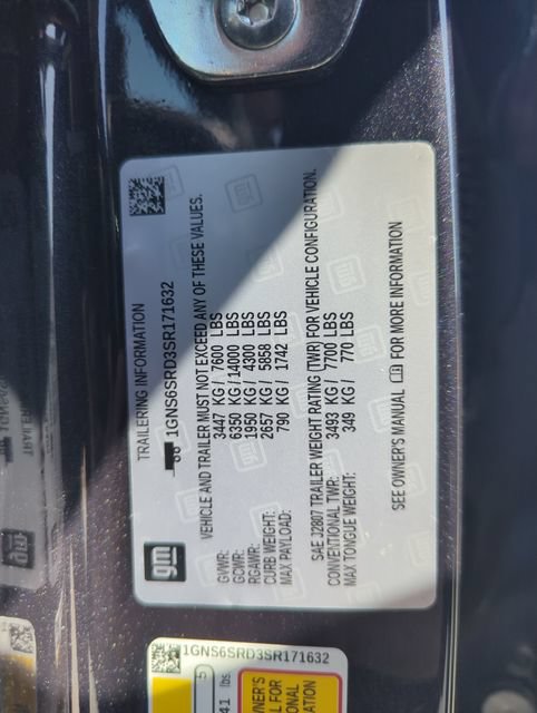 Used 2025 Chevrolet Tahoe Premier AWD/4WD image 33