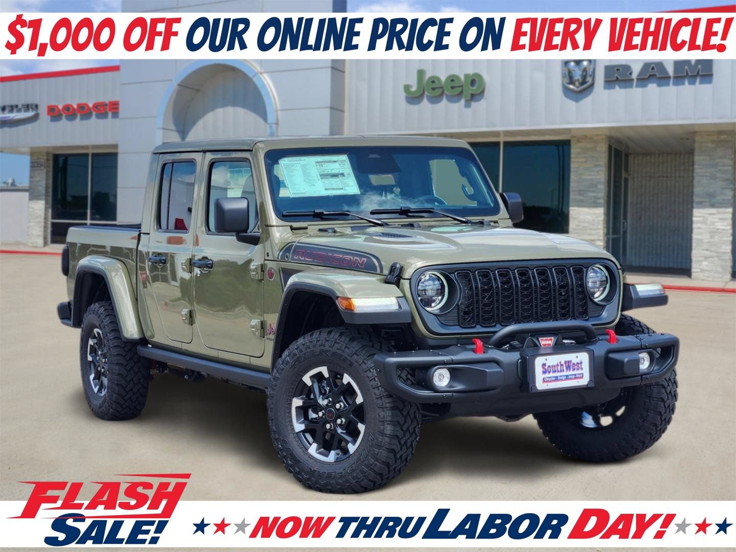 New 2026 Jeep Gladiator Rubicon