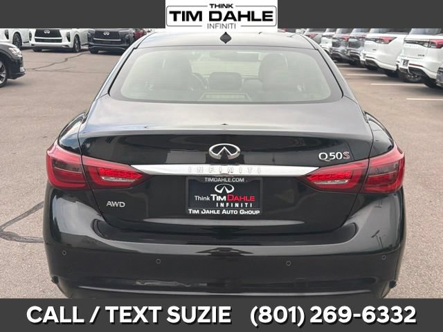 Used 2019 INFINITI Q50 Red Sport 400 w/ Sensory Package AWD/4WD image 9