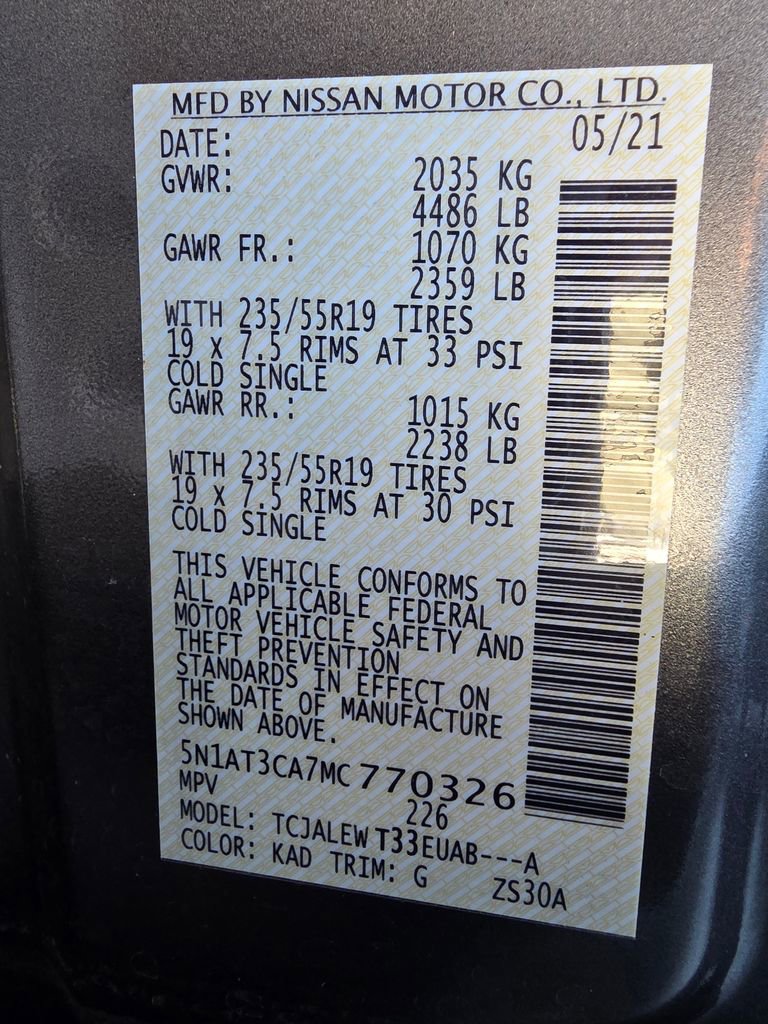 Used 2021 Nissan Rogue SL w/ Premium Package image 33