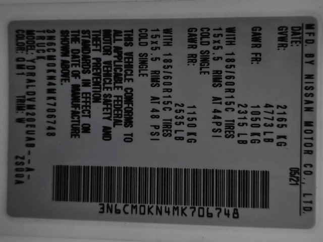 Used 2021 Nissan NV200 S FWD image 34