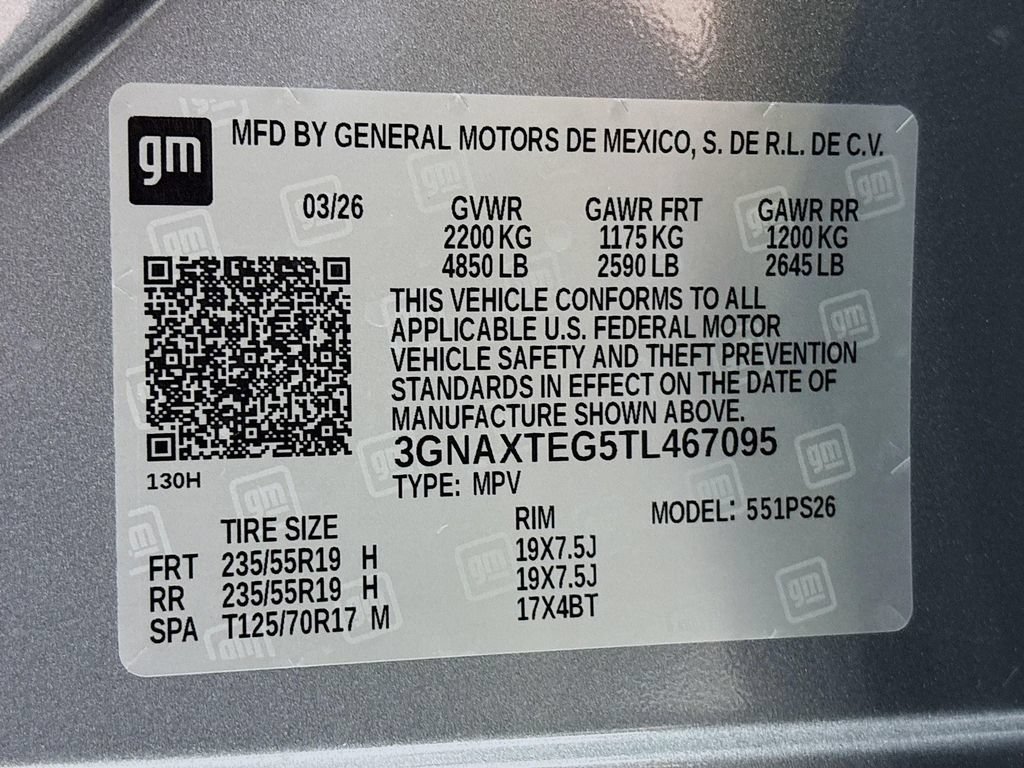 New 2026 Chevrolet Equinox RS AWD/4WD image 32