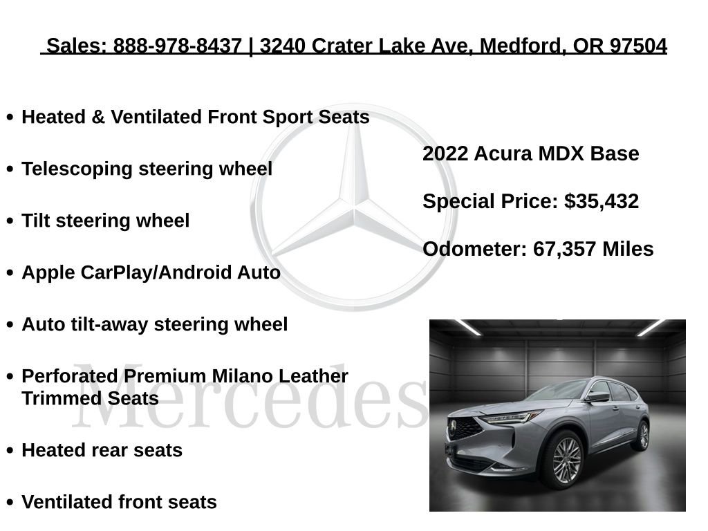 Used 2022 Acura MDX SH-AWD w/ Advance Package image 10