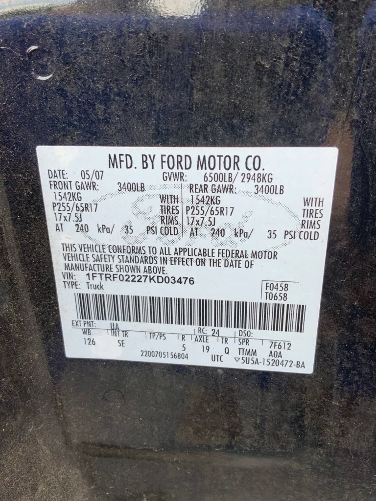 Used 2007 Ford F150 STX RWD image 24