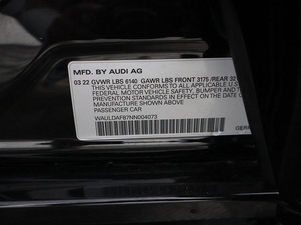 Used 2022 Audi A8 L 3.0T w/ Executive Package image 57