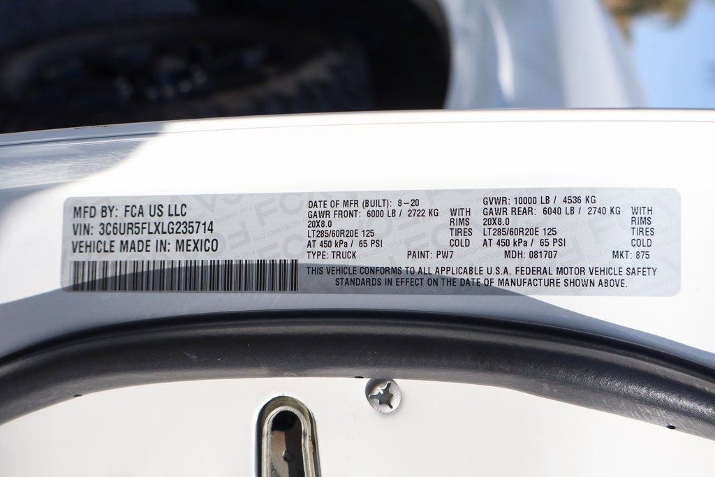 Used 2020 RAM 2500 Laramie w/ Night Edition image 57