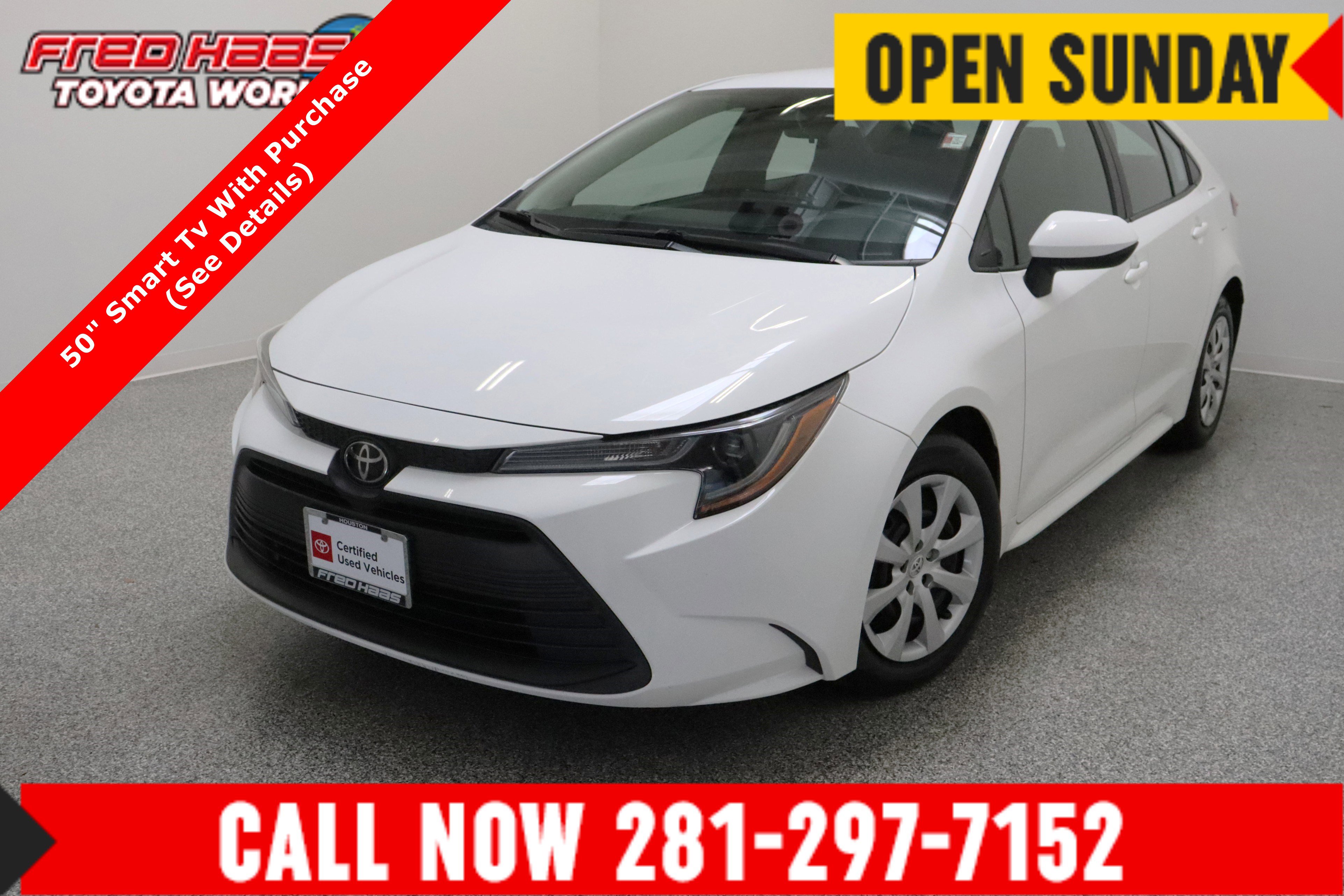 Certified 2023 Toyota Corolla LE w/ Carpet Mat Package (TMS) FWD image 1