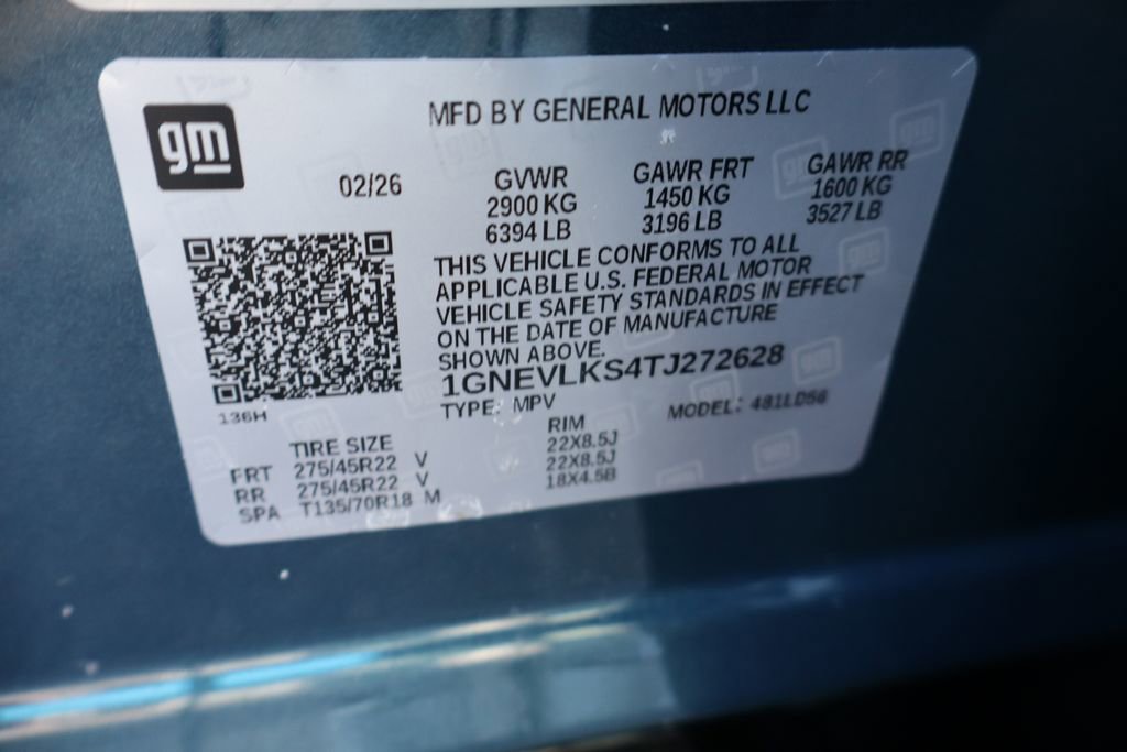 New 2026 Chevrolet Traverse RS w/ LPO, Floor Liner Package image 56