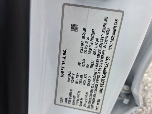 Used 2023 Tesla Model 3 Standard Range image 19