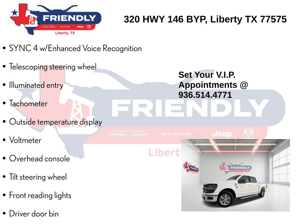 Used 2025 Ford F150 XLT w/ Equipment Group 301A Standard image 25