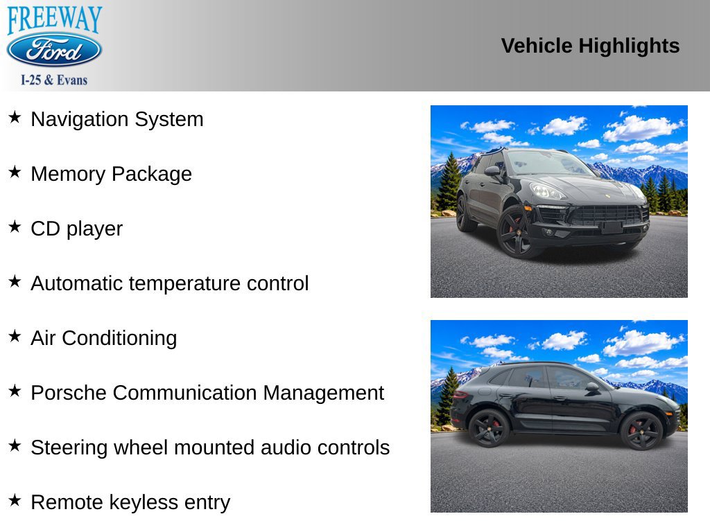Used 2017 Porsche Macan S AWD/4WD image 2