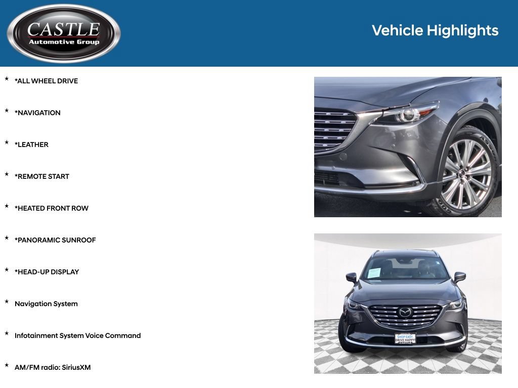 Used 2021 MAZDA CX-9 Signature AWD/4WD image 3