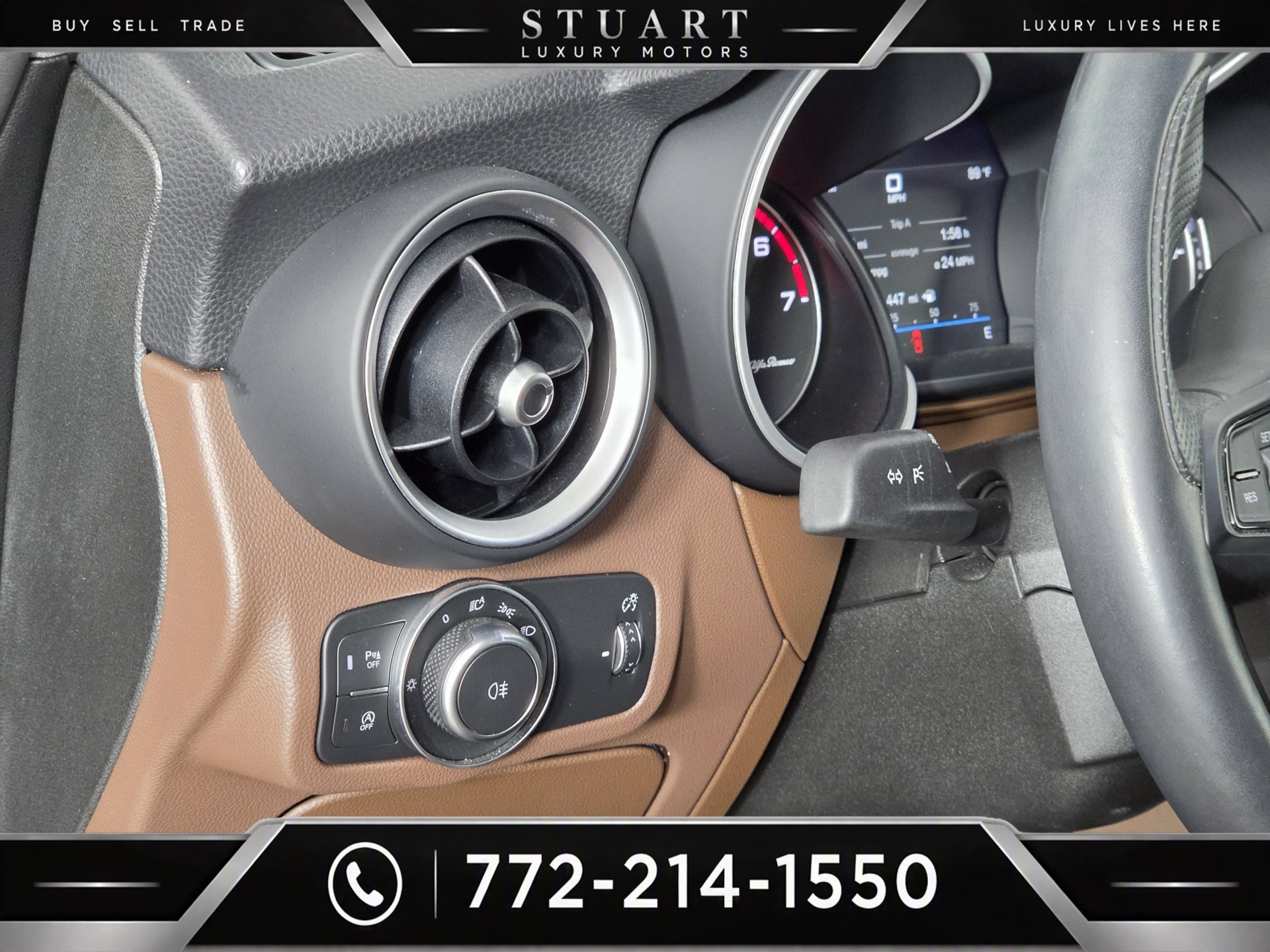 Used 2020 Alfa Romeo Stelvio Sport w/ Quick Order Package 22K Sport RWD image 8