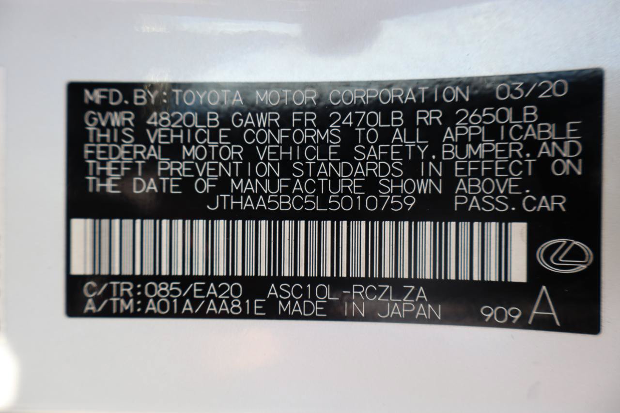 Used 2020 Lexus RC 300 w/ Accessory Package RWD image 40