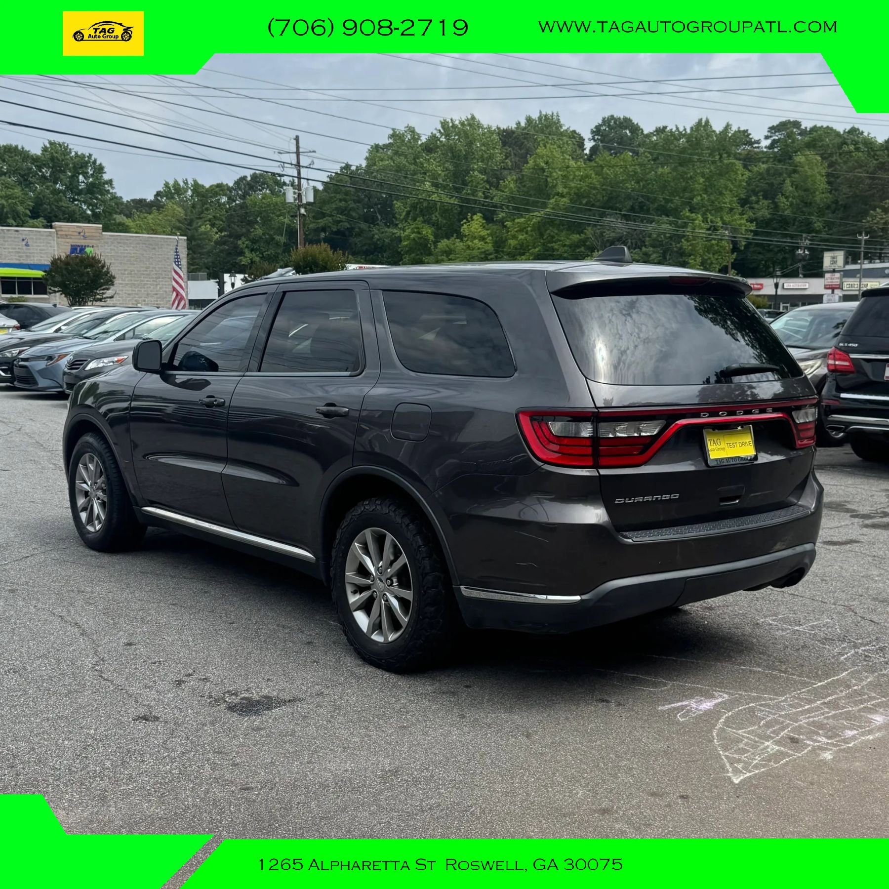 Used 2018 Dodge Durango SXT w/ 3rd Row Seating Group RWD image 7