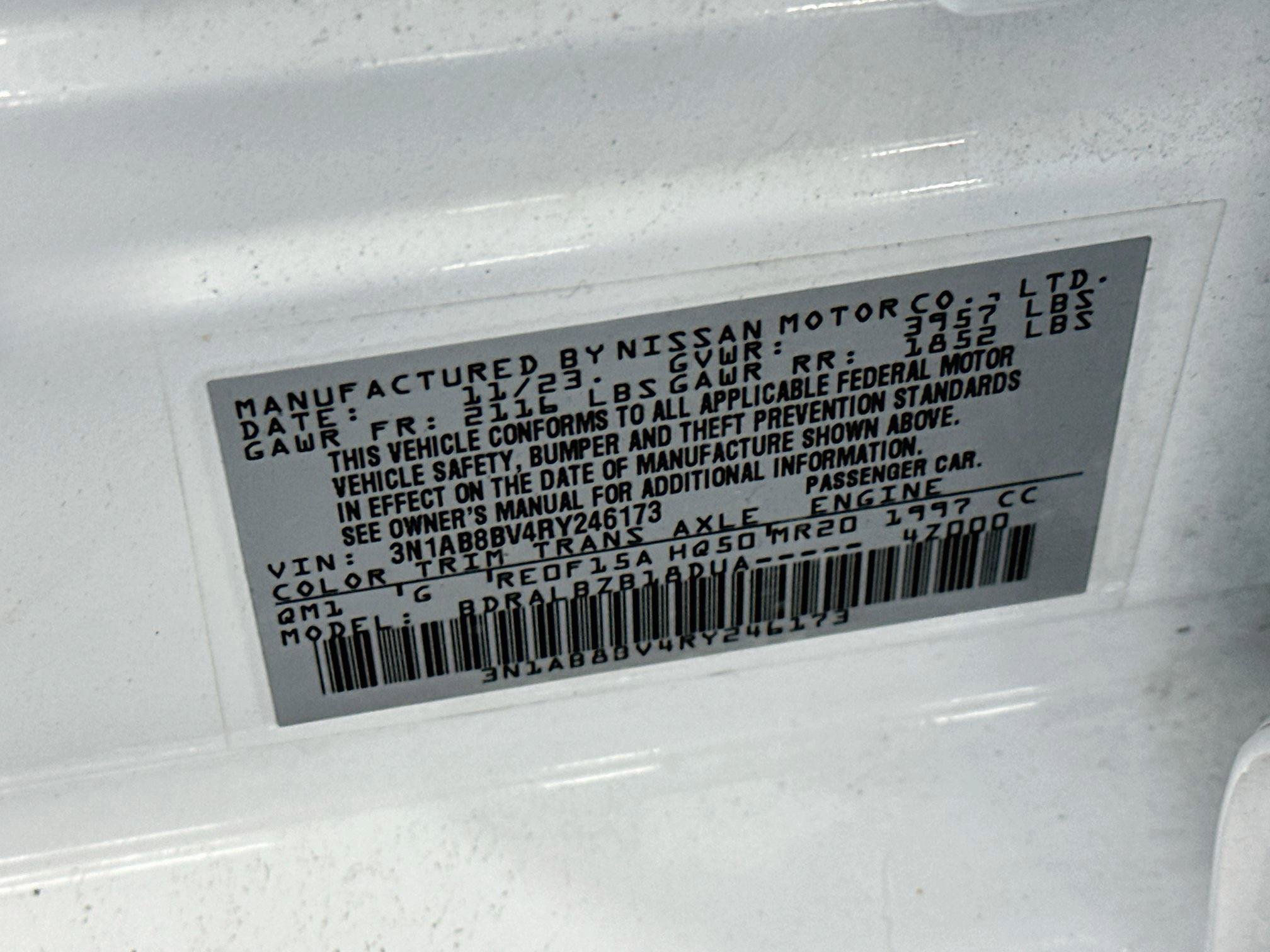 Used 2024 Nissan Sentra S FWD image 12