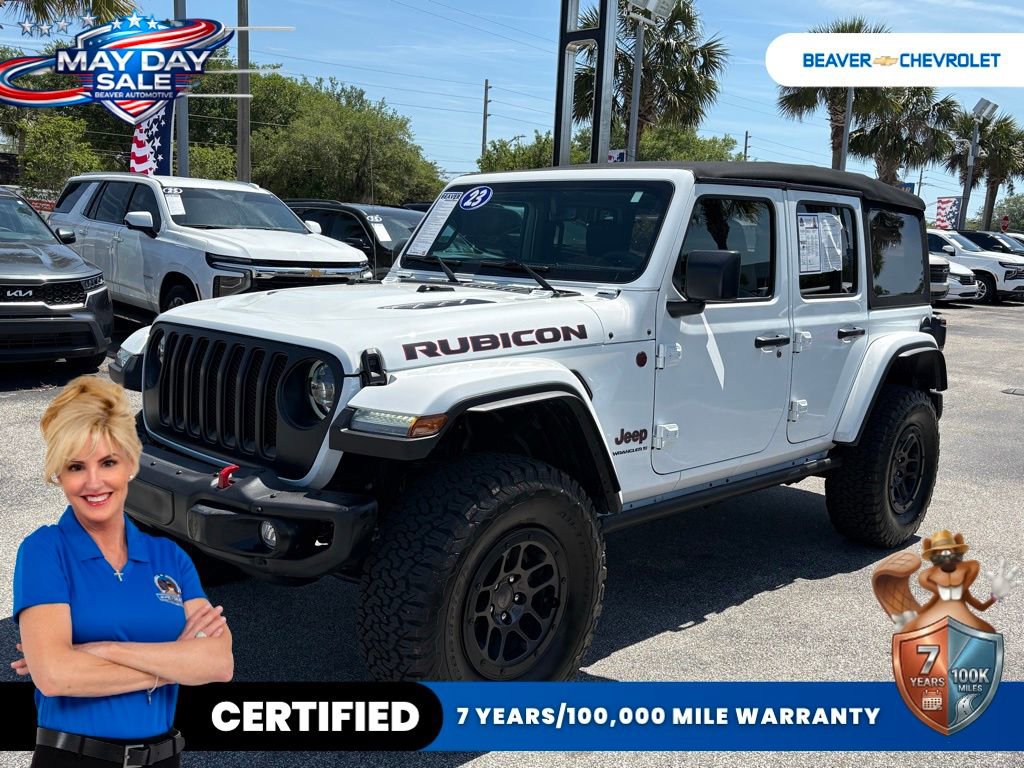 Used 2023 Jeep Wrangler Unlimited Rubicon w/ Xtreme 35 Tire Package