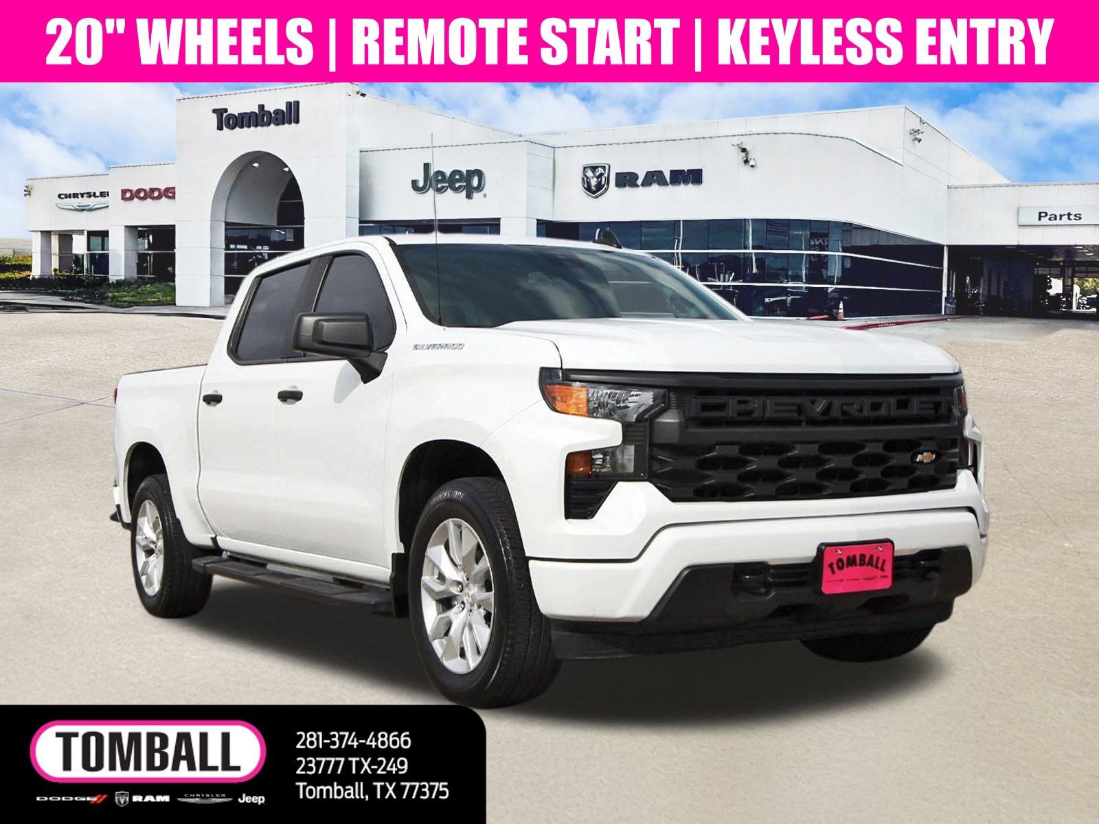 Used 2024 Chevrolet Silverado 1500 Custom image 1