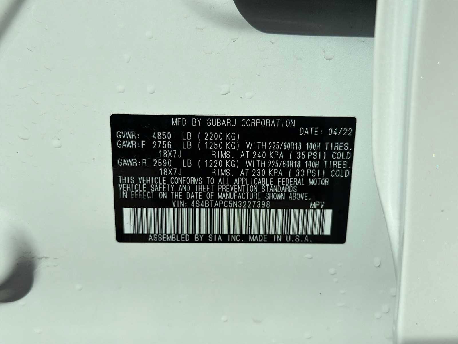 Used 2022 Subaru Outback Touring image 33