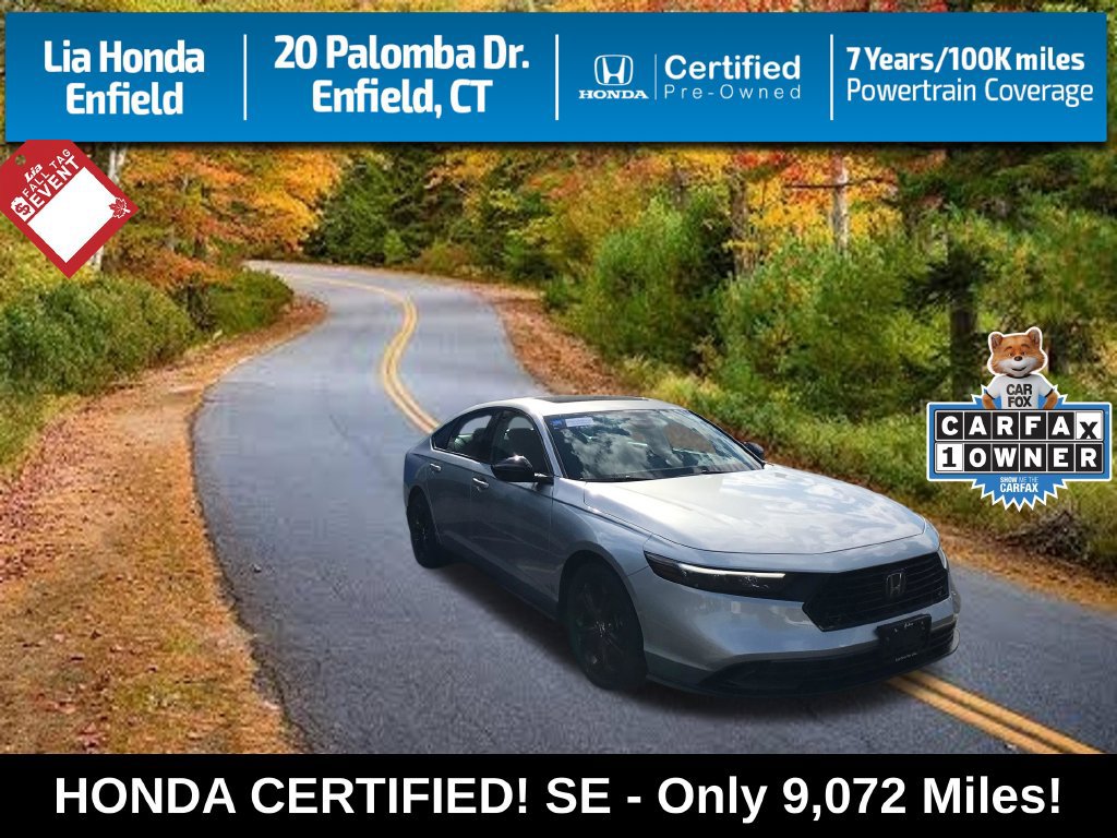 Certified 2025 Honda Accord SE 360° Tour