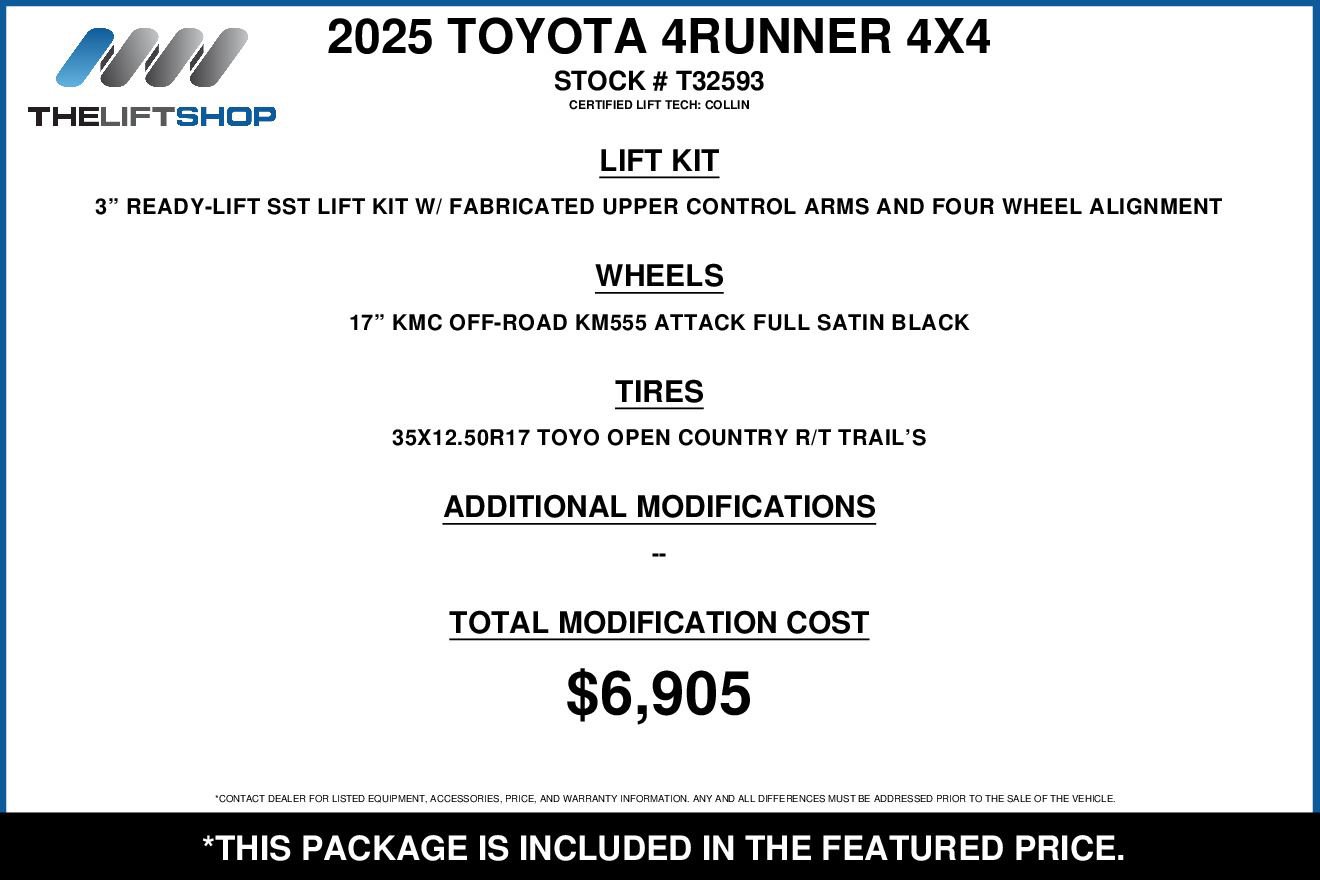 Used 2025 Toyota 4Runner SR5 AWD/4WD image 2