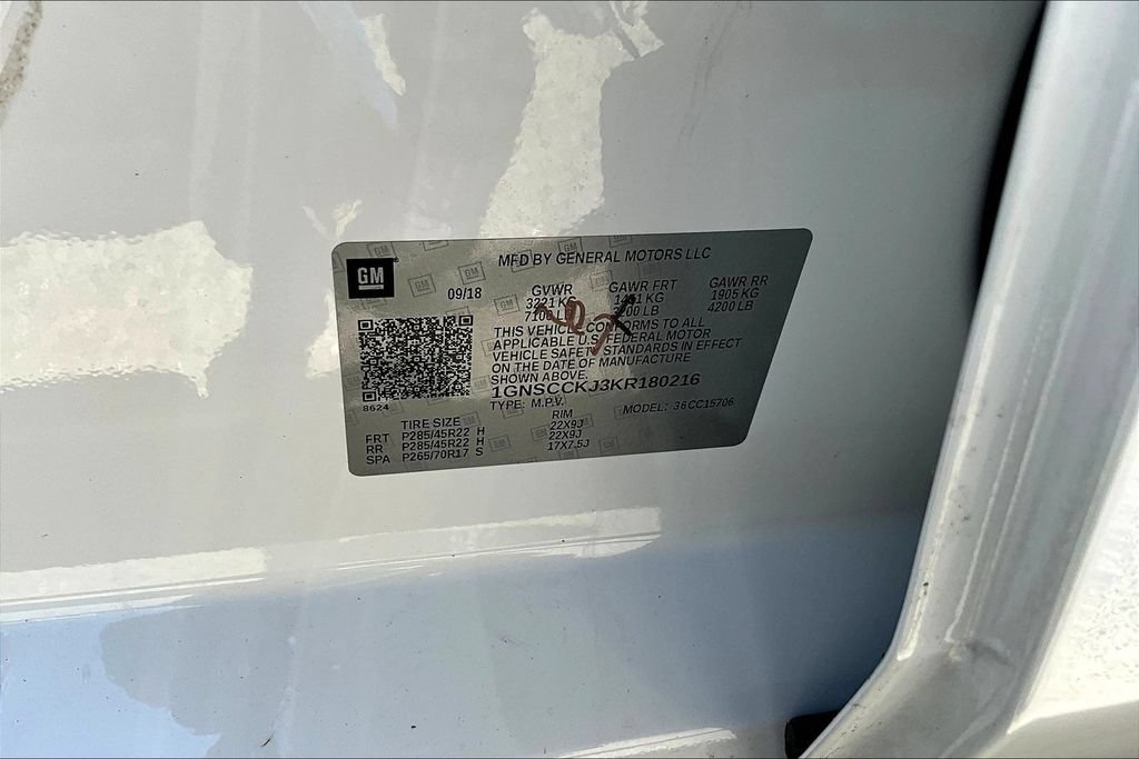 Used 2019 Chevrolet Tahoe Premier w/ Premier Plus Edition RWD image 20