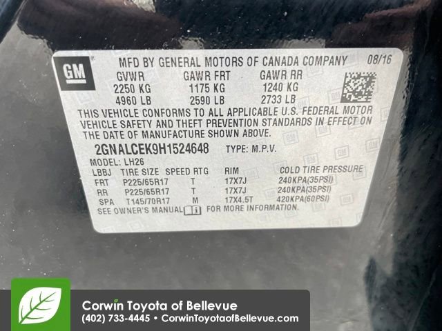 Used 2017 Chevrolet Equinox LT w/ Convenience Package image 28