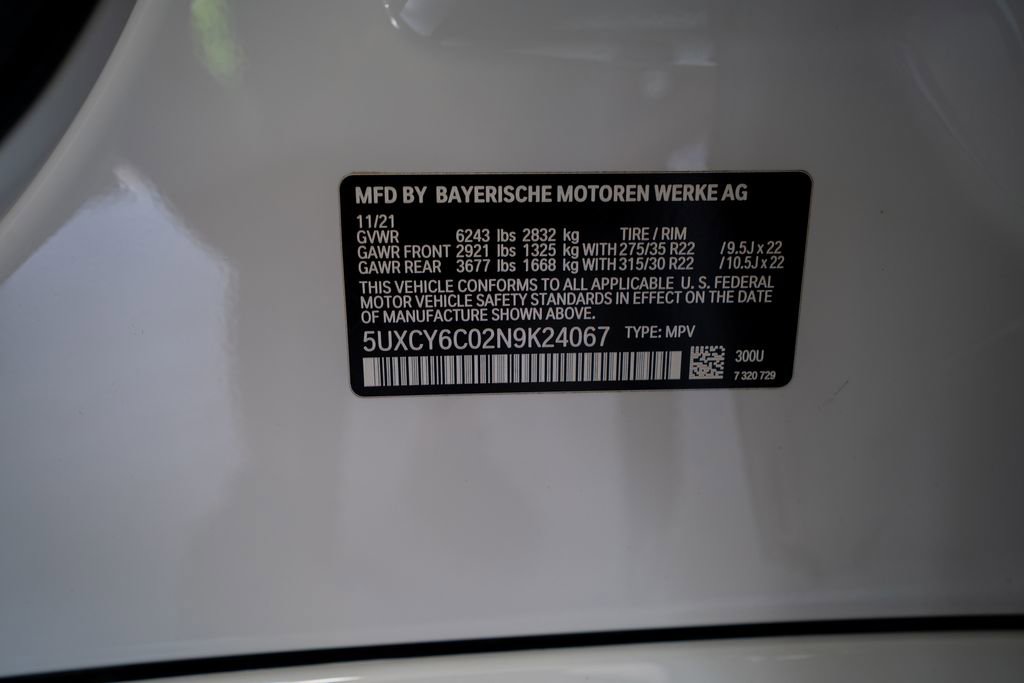 Used 2022 BMW X6 xDrive40i w/ M Sport Package AWD/4WD image 55