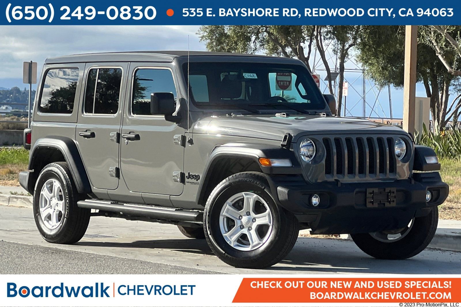 Used 2022 Jeep Wrangler Unlimited Sport w/ Sun And Sound Package image 1