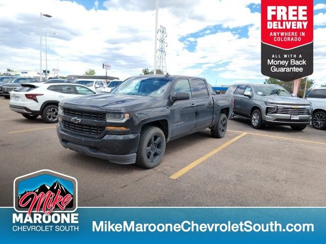Used 2018 Chevrolet Silverado 1500 Custom w/ Custom Value Package AWD/4WD image 1