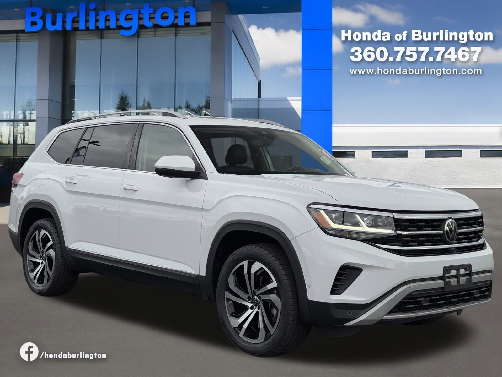 Used 2021 Volkswagen Atlas SEL Premium w/ MDO Package (Bench Seat) image 8