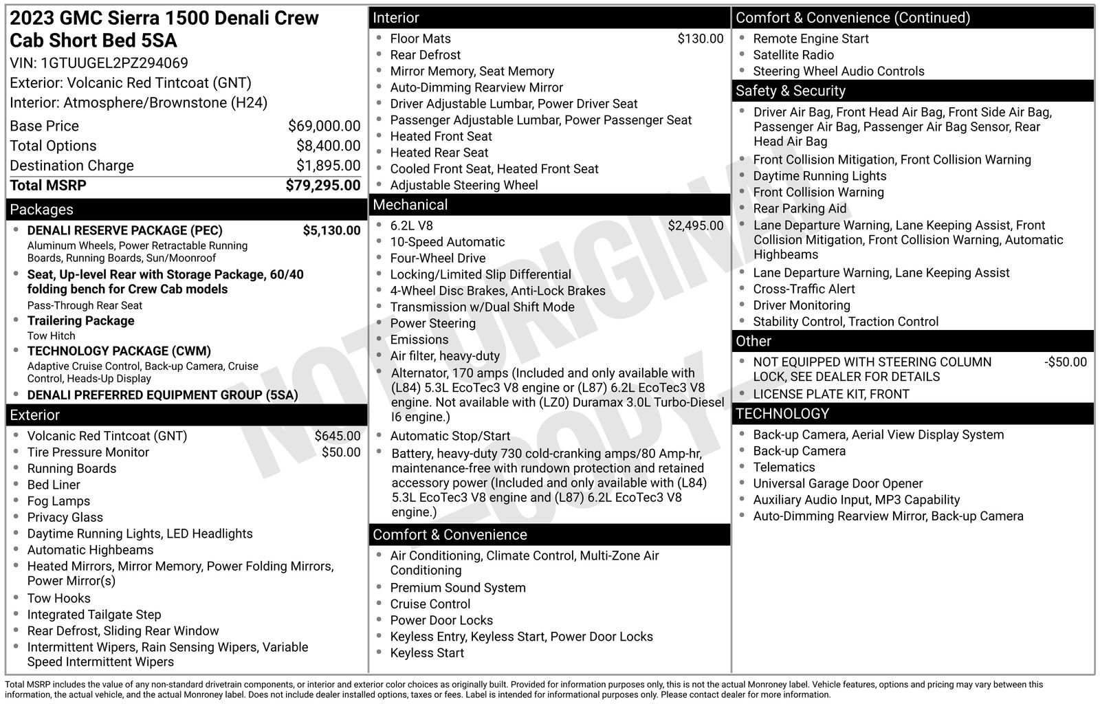 Certified 2023 GMC Sierra 1500 Denali w/ Denali Reserve Package AWD/4WD image 23