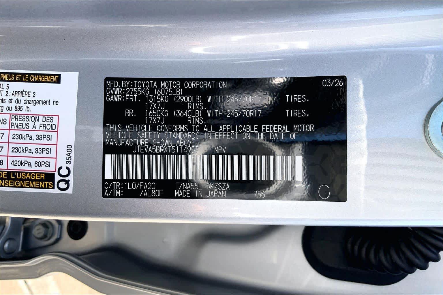 Used 2026 Toyota 4Runner SR5 AWD/4WD image 33