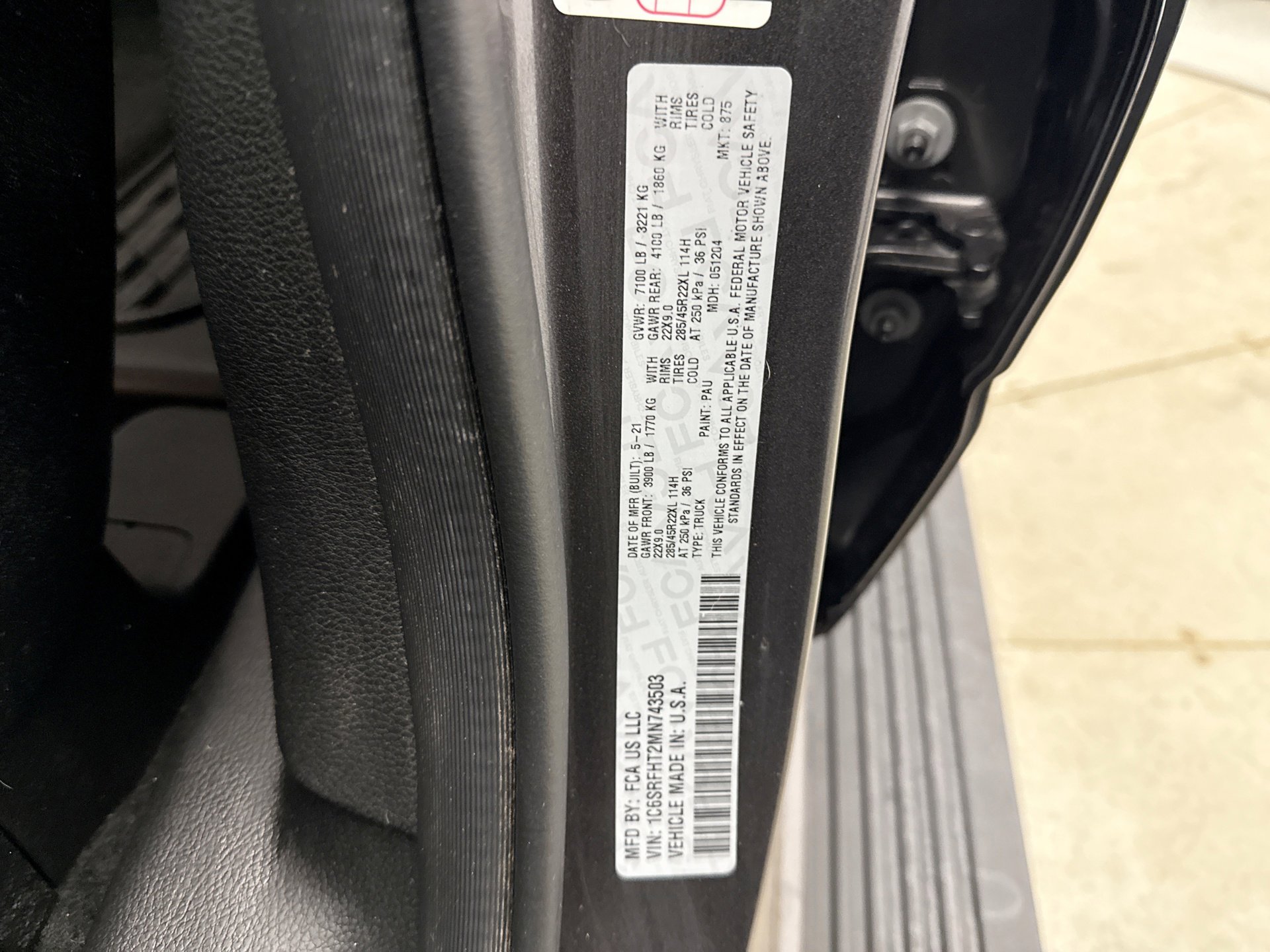 Used 2021 RAM 1500 Limited w/ Night Edition image 20