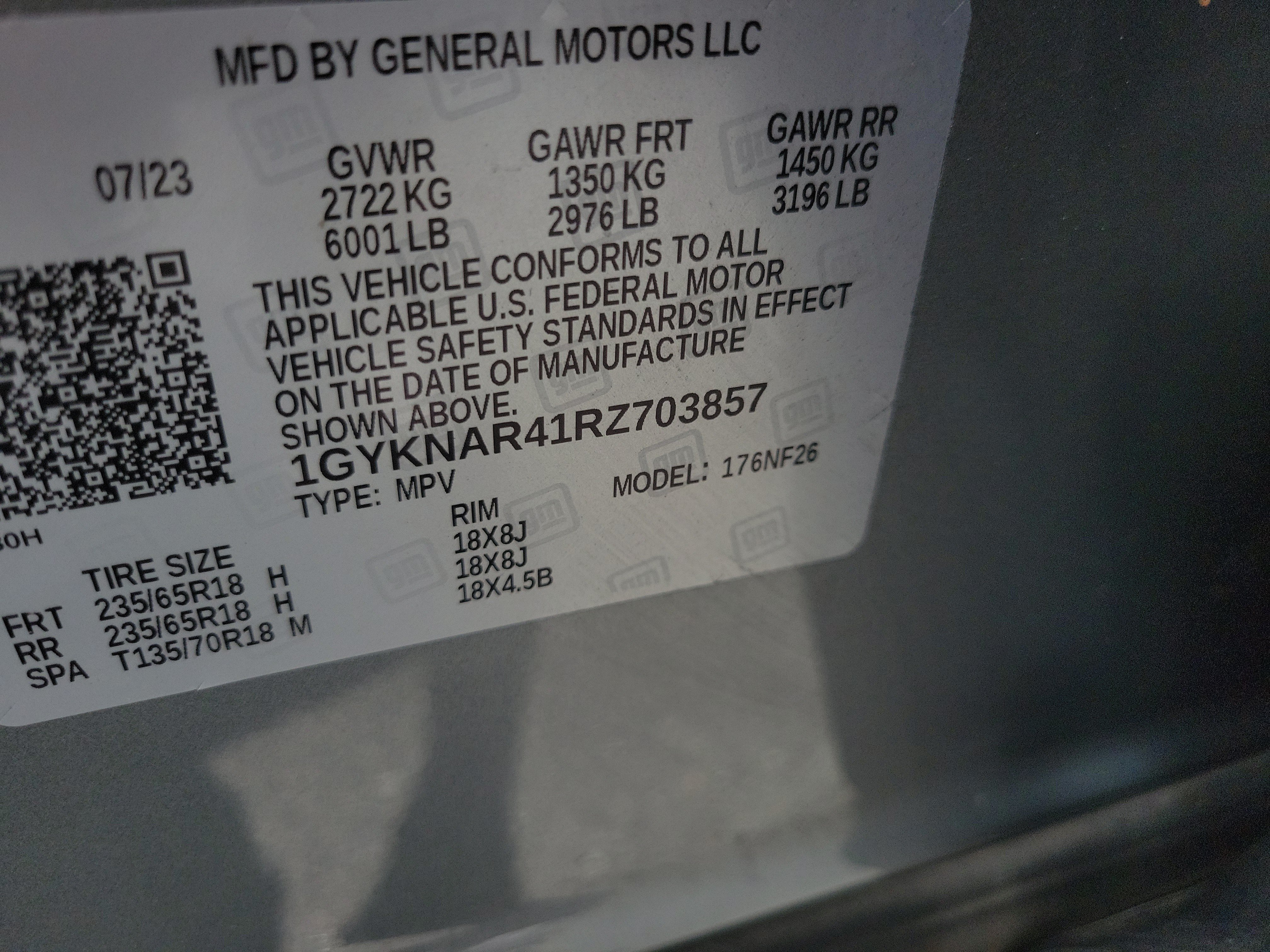 Certified 2024 Cadillac XT5 Luxury w/ LPO, Floor Liner Package FWD image 36