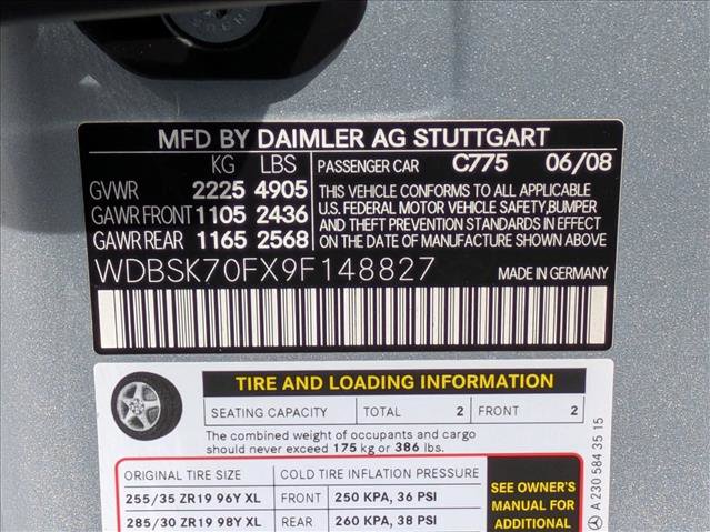 Used 2009 Mercedes-Benz SL 63 AMG image 19