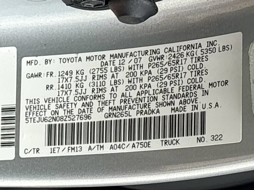 Used 2008 Toyota Tacoma PreRunner RWD image 34