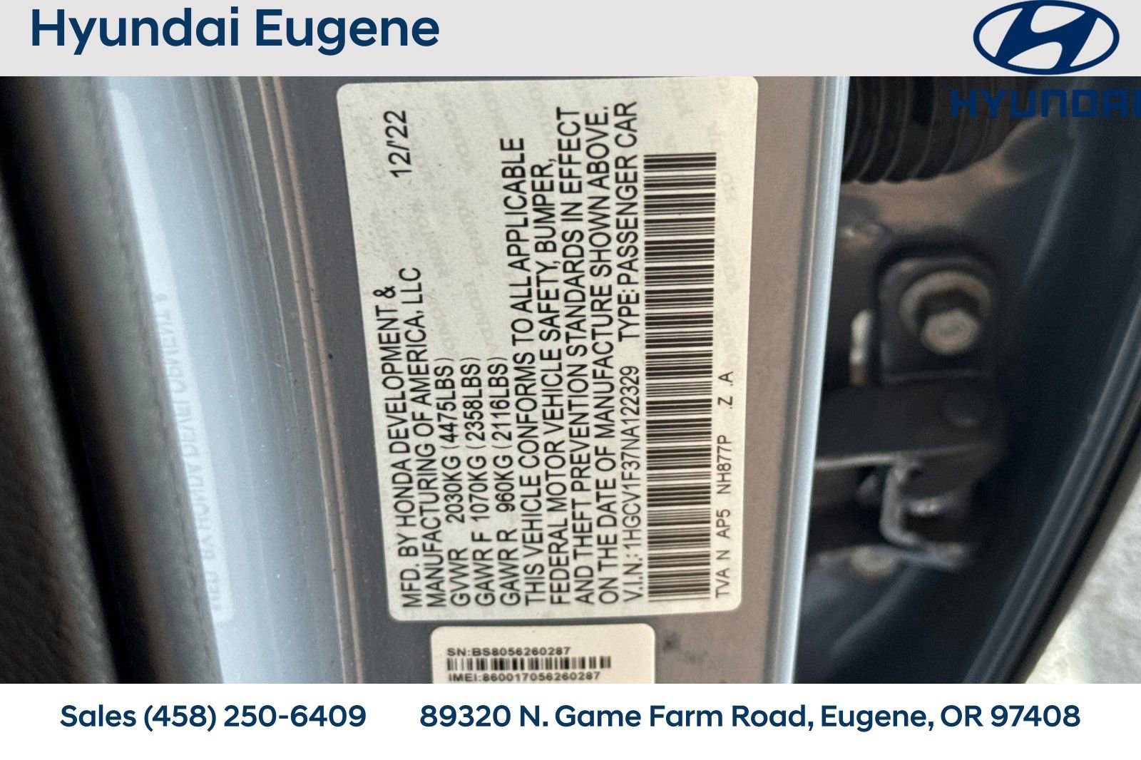 Used 2022 Honda Accord Sport image 35