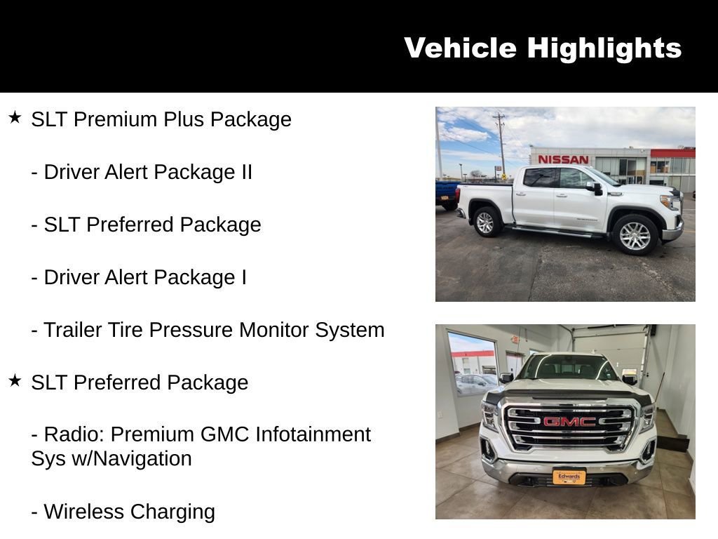 Used 2019 GMC Sierra 1500 SLT w/ SLT Premium Plus Package AWD/4WD image 30