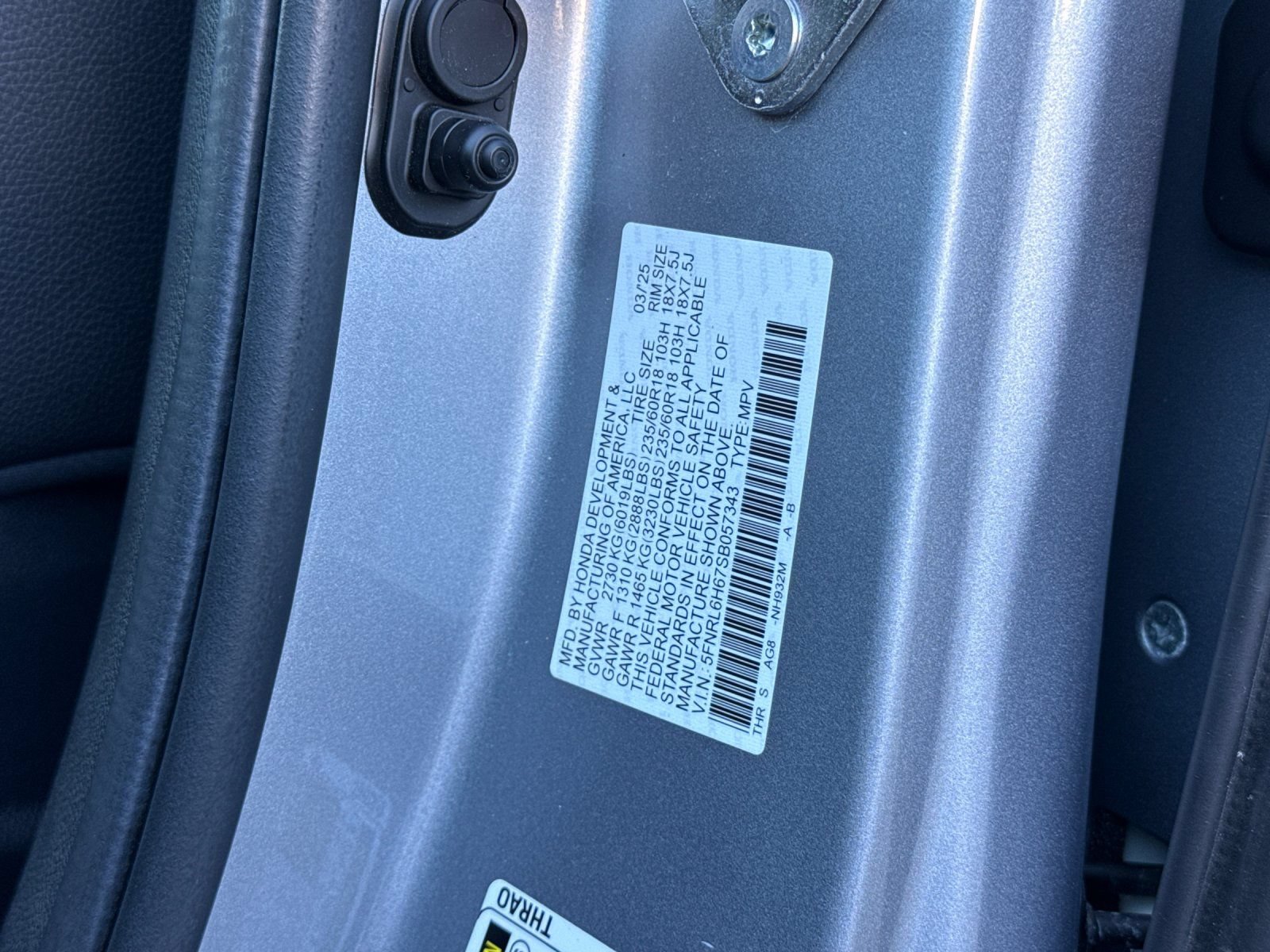 Used 2025 Honda Odyssey EX-L image 30