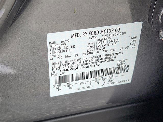 Used 2022 Ford Explorer XLT w/ Class IV Trailer Tow Package image 15