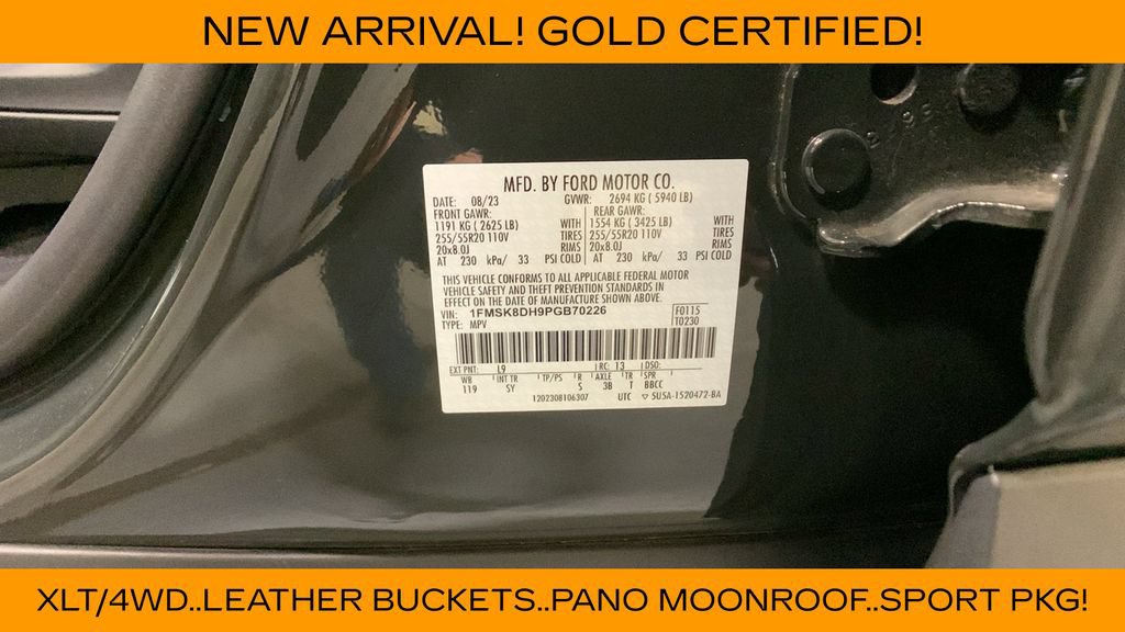 Certified 2023 Ford Explorer XLT w/ Equipment Group 202A AWD/4WD image 52
