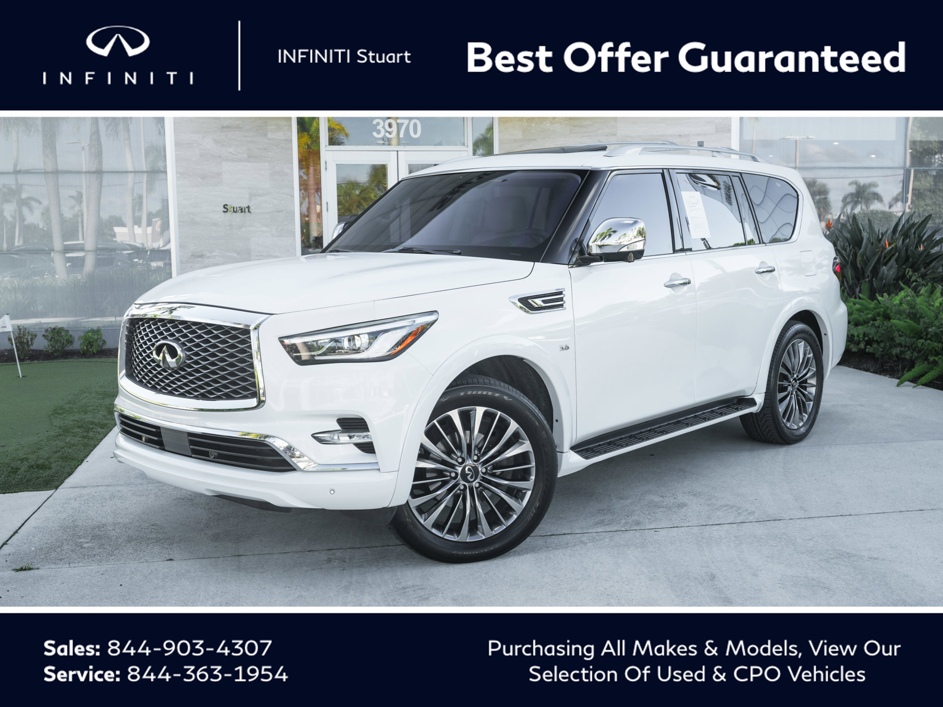 Used 2019 INFINITI QX80 Luxe w/ 22" Wheel Package