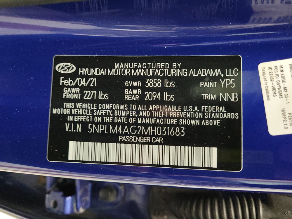 Used 2021 Hyundai Elantra SEL w/ Cargo Package FWD image 33