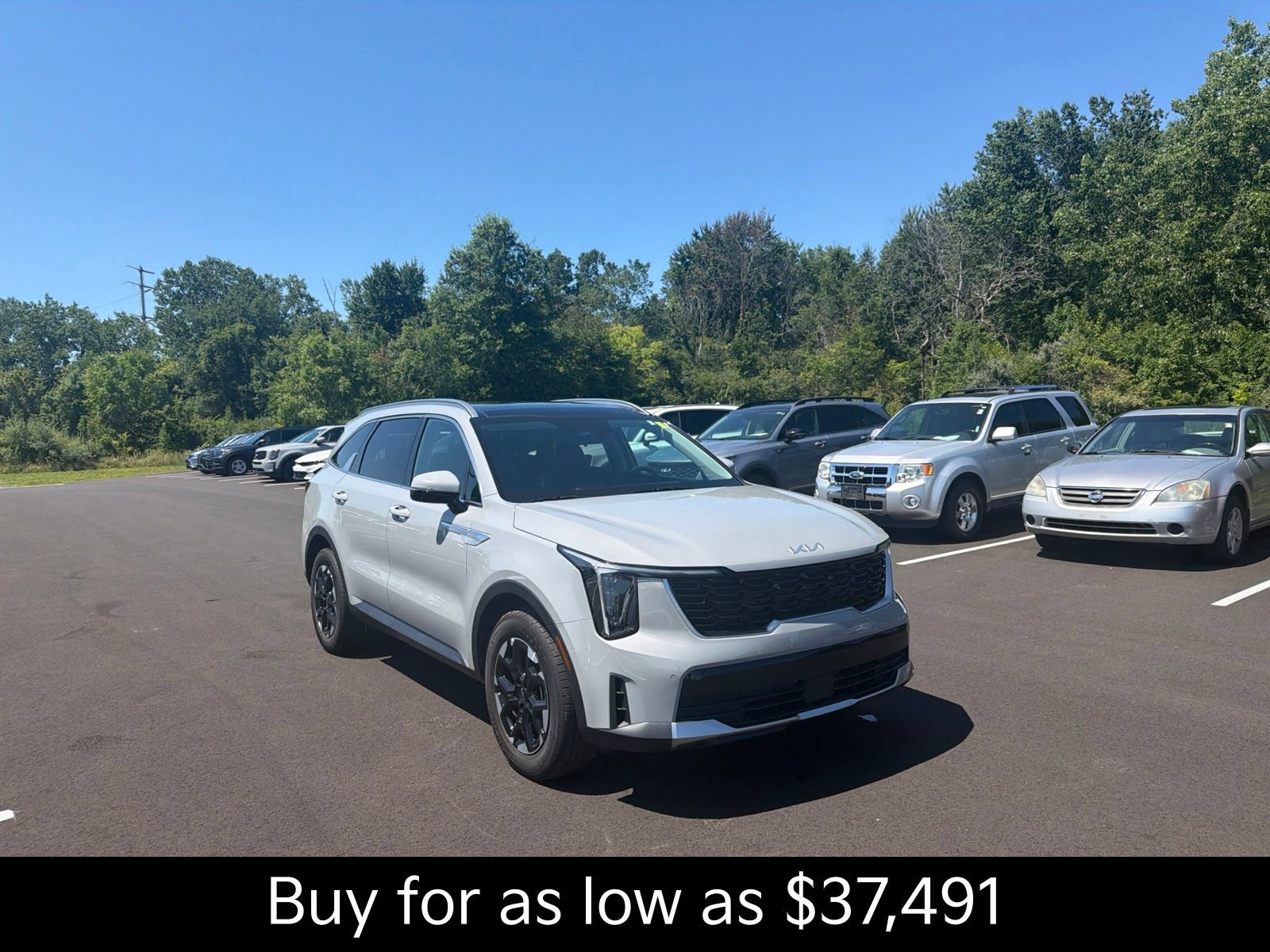 New 2025 Kia Sorento S w/ Panoramic Sunroof Package FWD image 3