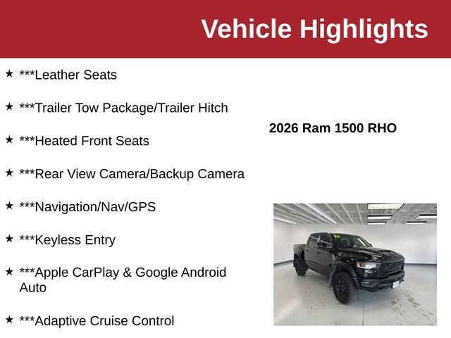 Used 2026 RAM 1500 RHO AWD/4WD image 10